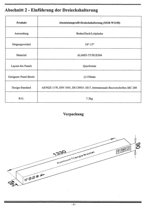 Balkonhalterung - AKTION – Bild 2