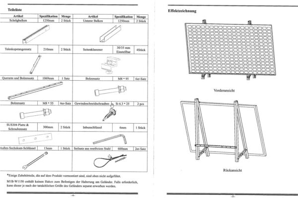 Balkonhalterung - AKTION – Bild 3